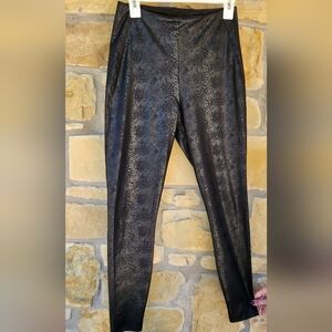 Lysse Black Textured Leggings